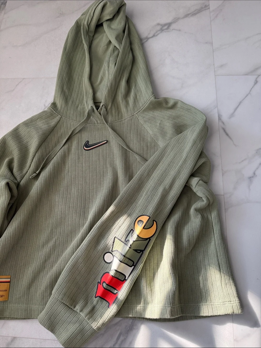 Nike green cropped